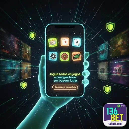 Pessoa acessando casino e apostas pelo celular