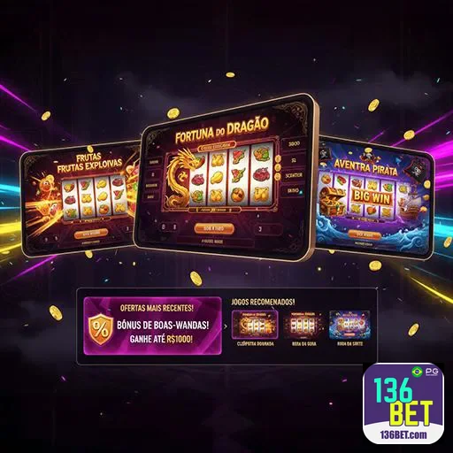 Imagem promocional do 136bet, destaque para opções de apostas, com o logo do site e elementos esportivos no fundo.